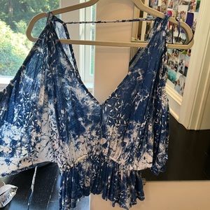 Free people open arm blouse